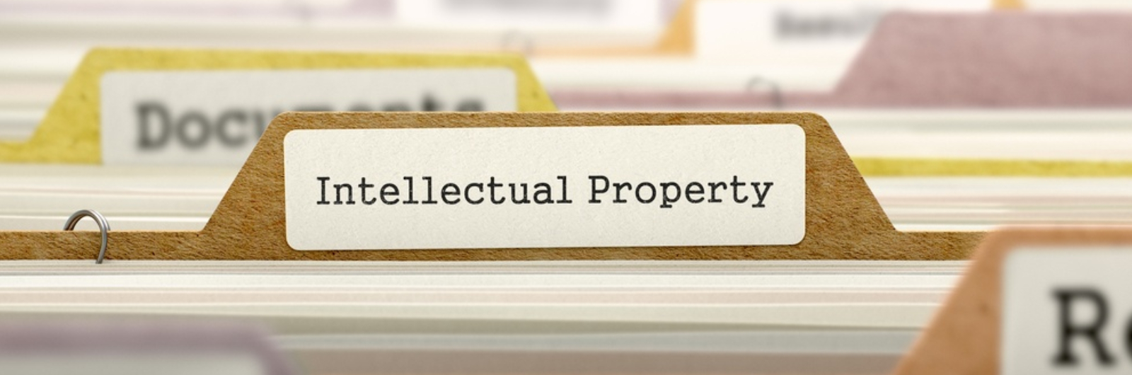 Archive showing a label with "Intellectual Property"