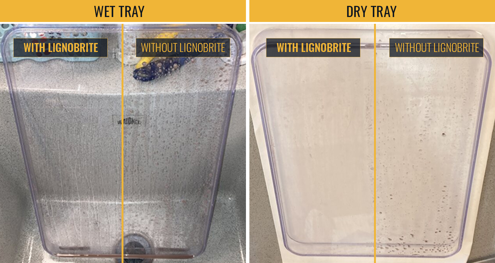 Anti-rain effect from LignoBrite